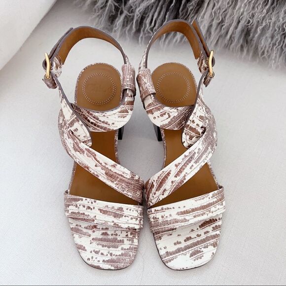 Chloe Candice sandals in Eternal Grey size 38 - Picture 3 of 12